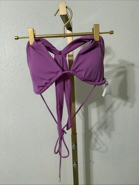Express Magenta/purple Body Contour Swim Top- Small- NWOT